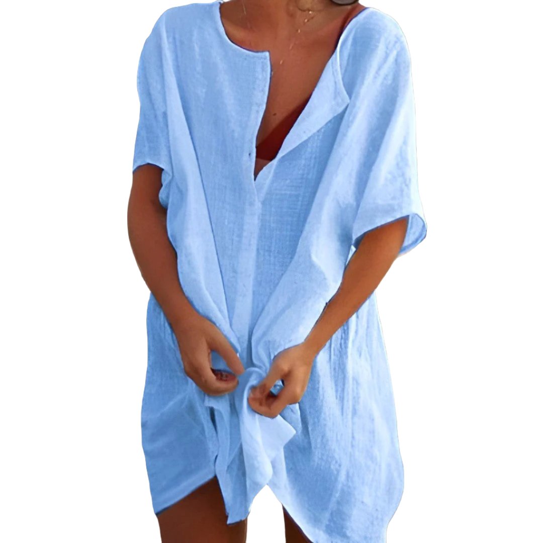 Gabrielle | Robe boutonnée élégante - Image 1