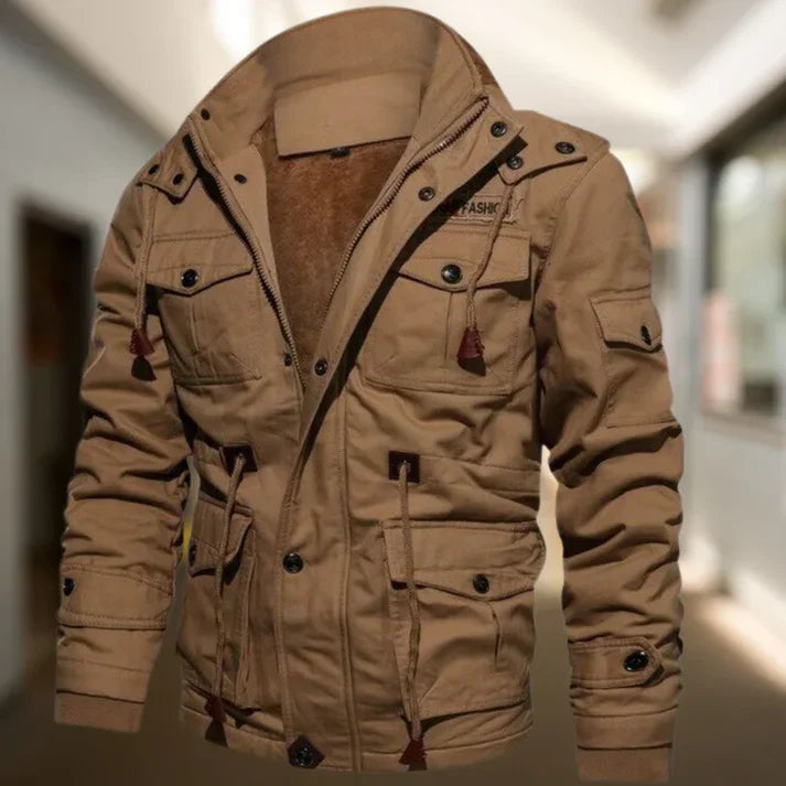 Faustin | Veste d'hiver militaire matelassée pour homme - Image 3