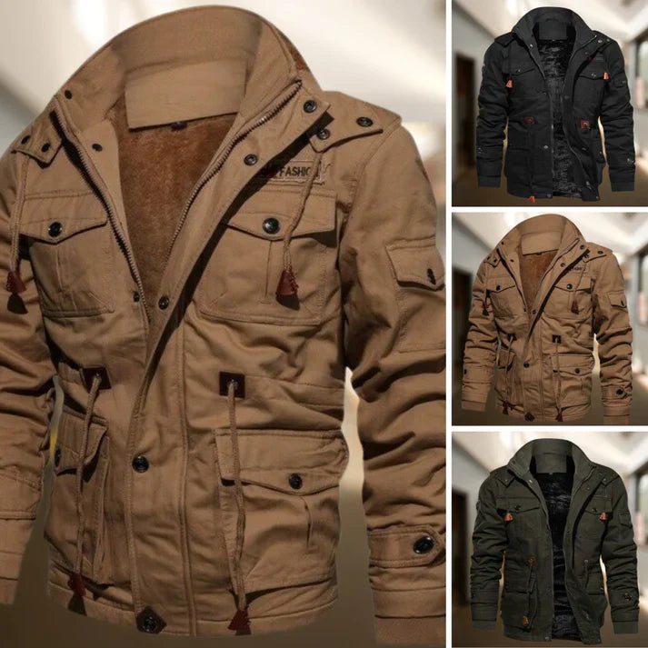Faustin | Veste d'hiver militaire matelassée pour homme - Image 4