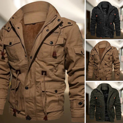 Faustin | Veste d'hiver militaire matelassée pour homme - Image 4