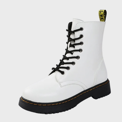 Cécile | Bottes de Combat en Cuir à Lacets pour Femmes - Image 11