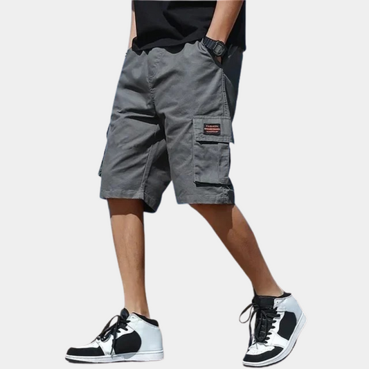 Kassim | Short cargo confortable avec poches pratiques - Image 1