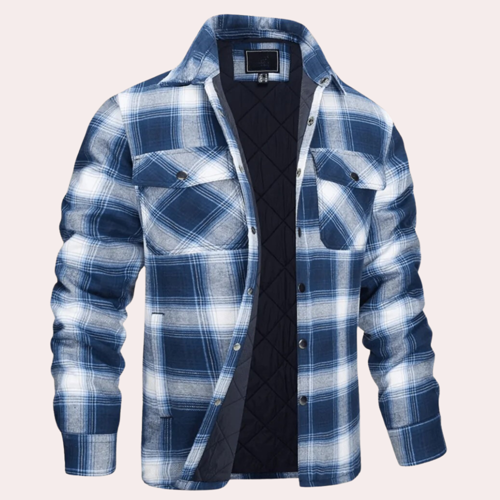 Julio | Veste-chemise à carreaux pour homme - Image 5