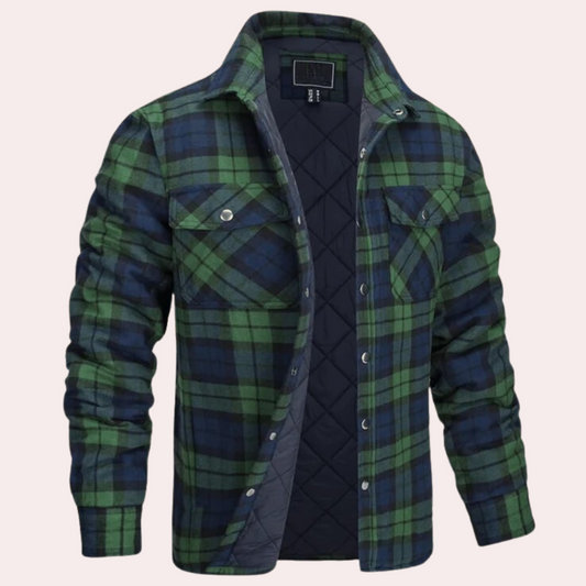 Julio | Veste-chemise à carreaux pour homme - Image 1