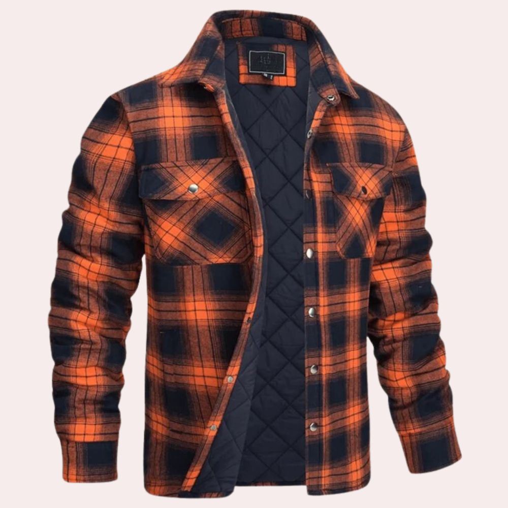 Julio | Veste-chemise à carreaux pour homme - Image 3
