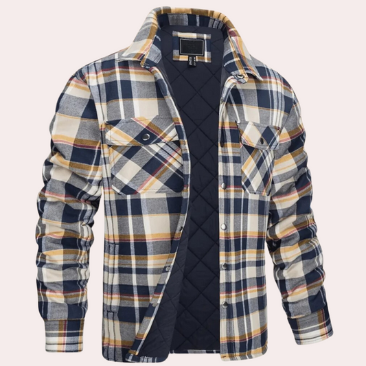 Julio | Veste-chemise à carreaux pour homme - Image 2