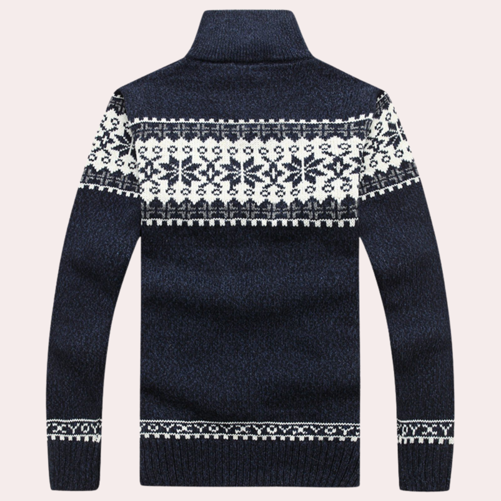 Stéphane | Veste Tricot Homme Entièrement Zippée - Image 2
