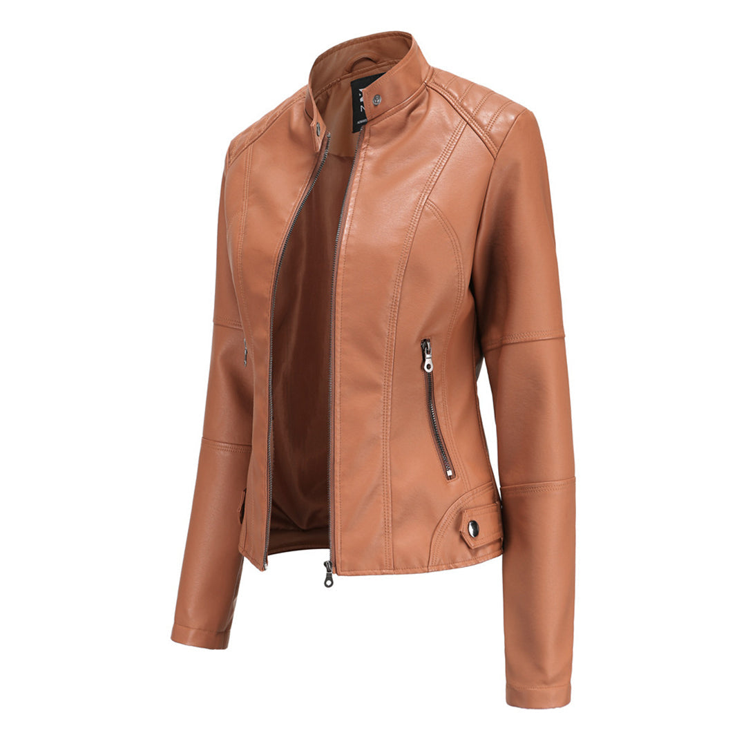 Selena | Veste de motard ajustée pour femme - Image 4