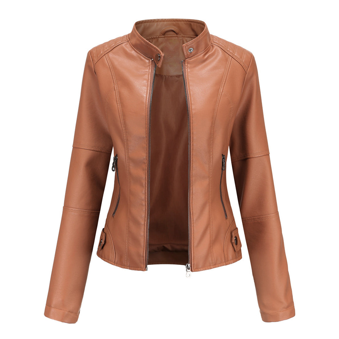 Selena | Veste de motard ajustée pour femme - Image 3