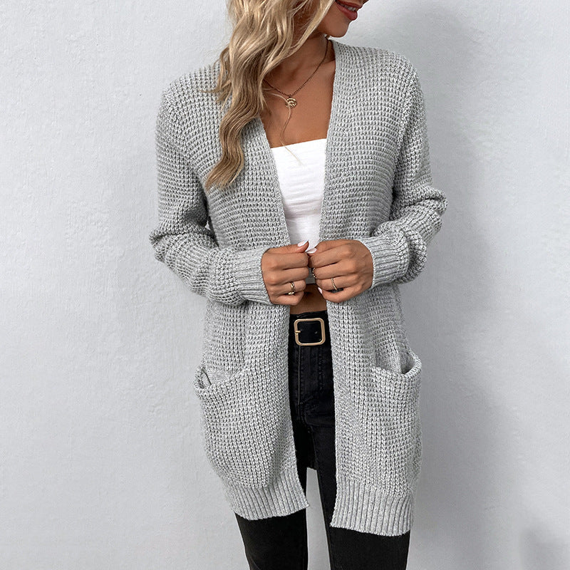 Gabrielle | Cardigan Tricot Femme Ouvert sur le Devant - Image 1