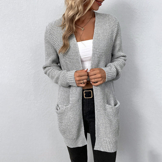 Gabrielle | Cardigan Tricot Femme Ouvert sur le Devant - Image 1
