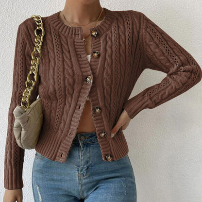 Yvette | Cardigan Femme Long à Manches Longues en Tricot Côtelé - Image 4