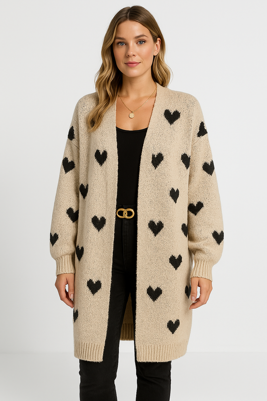 Faustine | Cardigan Long Oversize Femme - Image 1