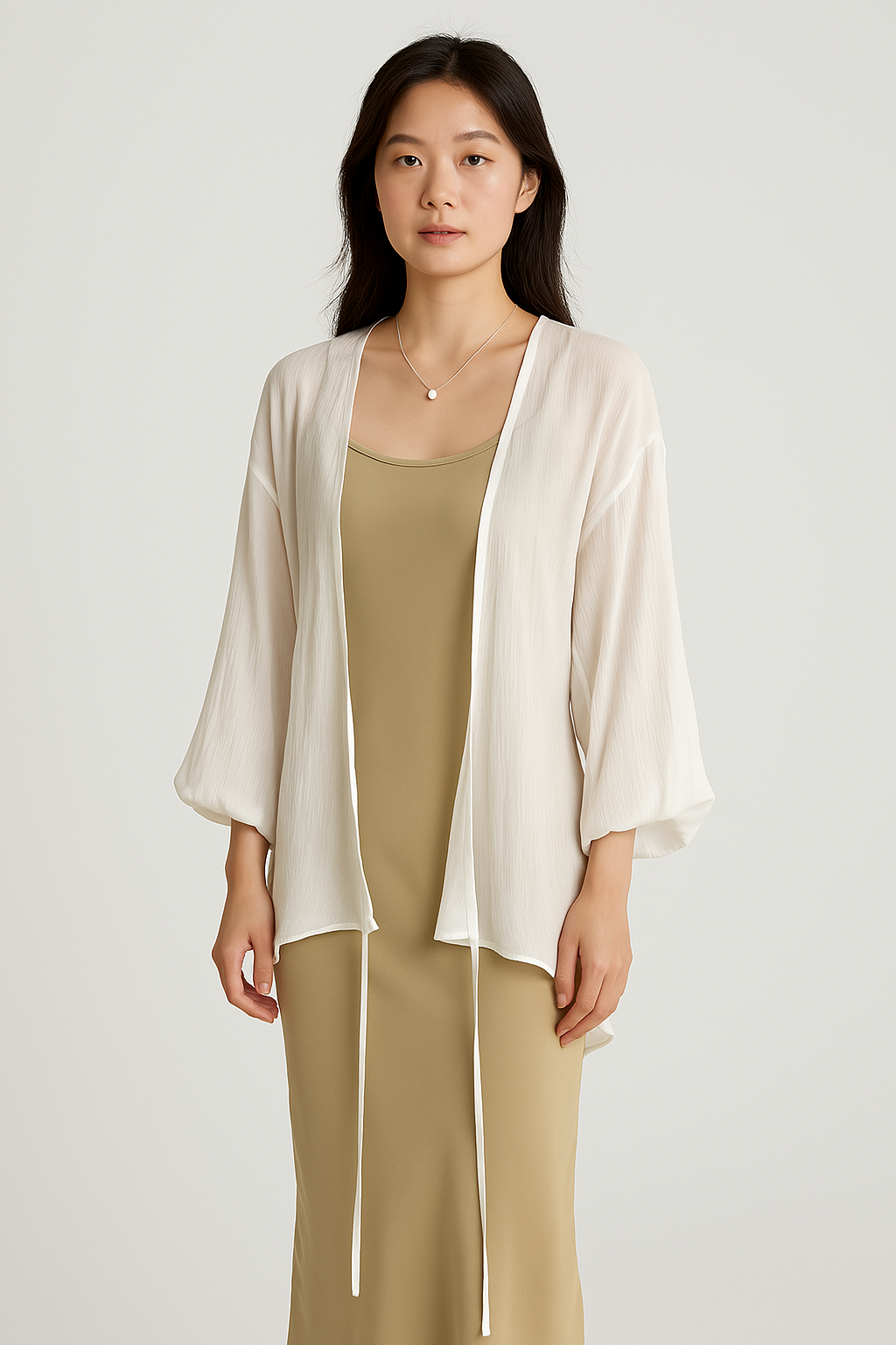 Mélina | Cardigan Léger Ouvert Femme - Image 3