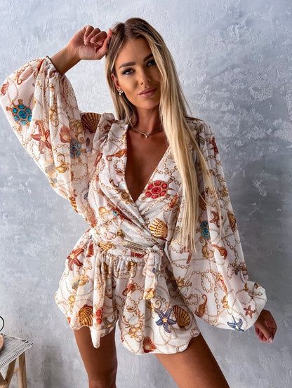 Shaïna | Ensemble d'été deux pièces short et chemisier Flowy pour femmes - Image 12