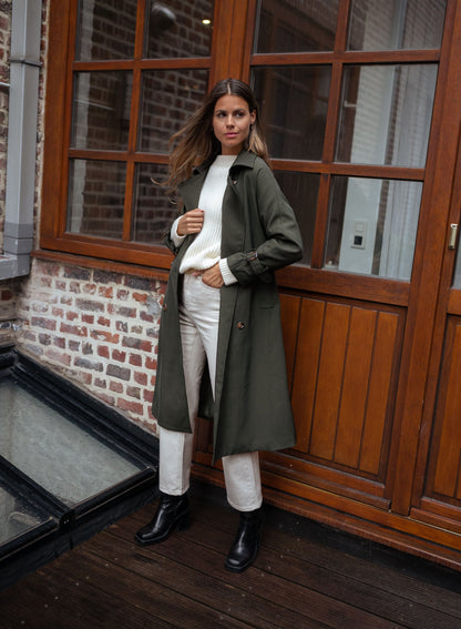 Giselle | Manteau Long Croisé Femme - Image 13