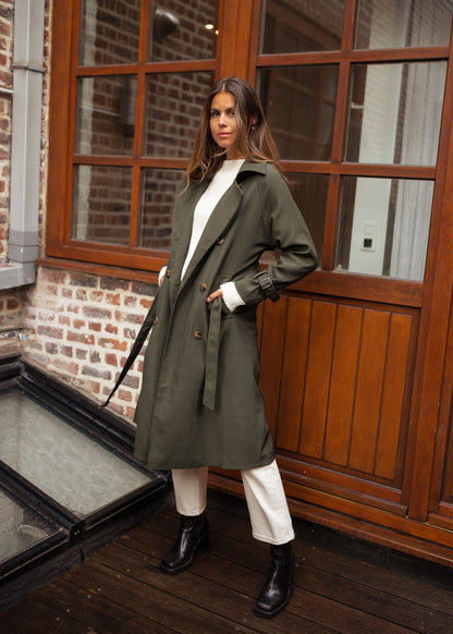 Giselle | Manteau Long Croisé Femme - Image 6