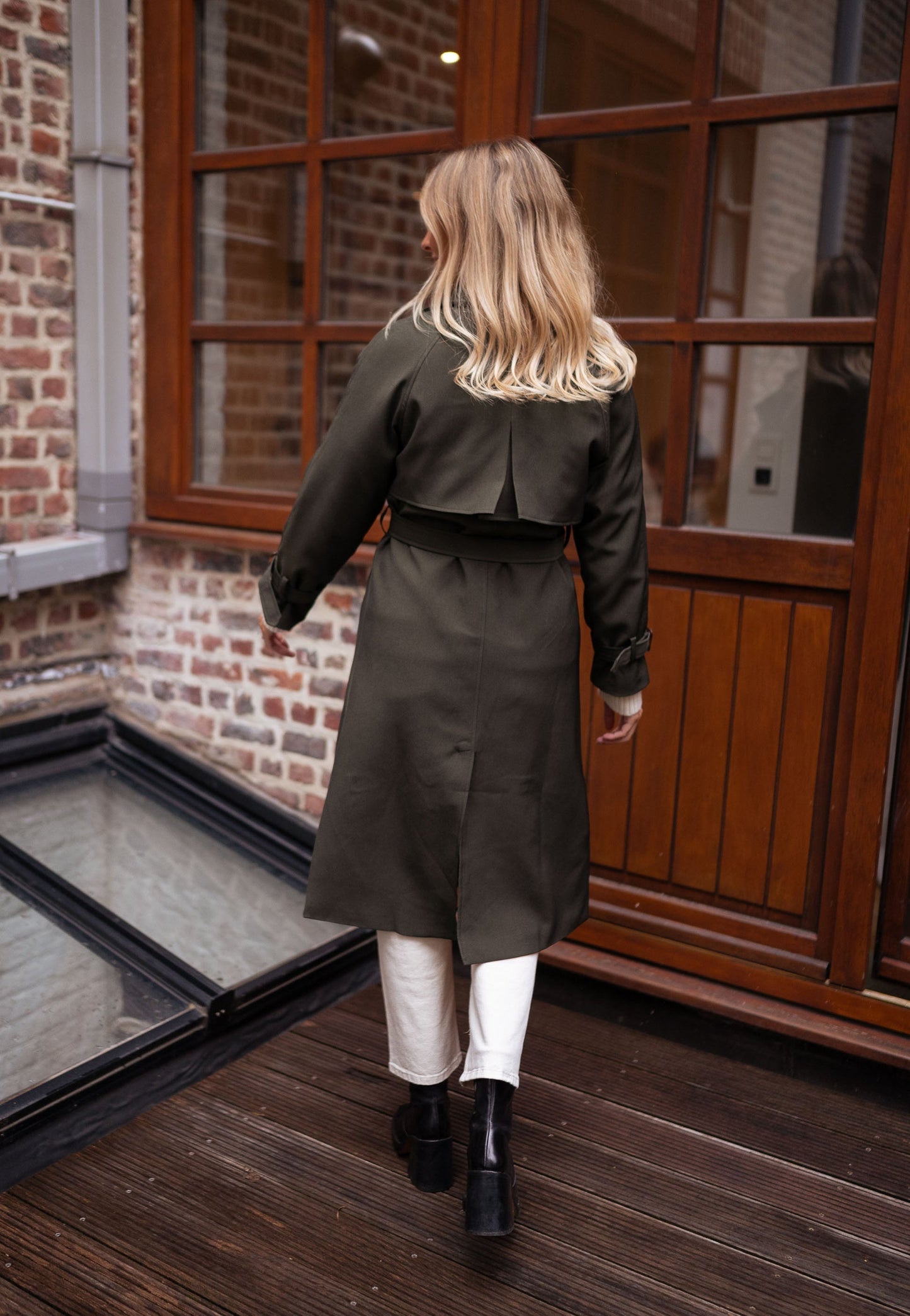 Giselle | Manteau Long Croisé Femme - Image 4