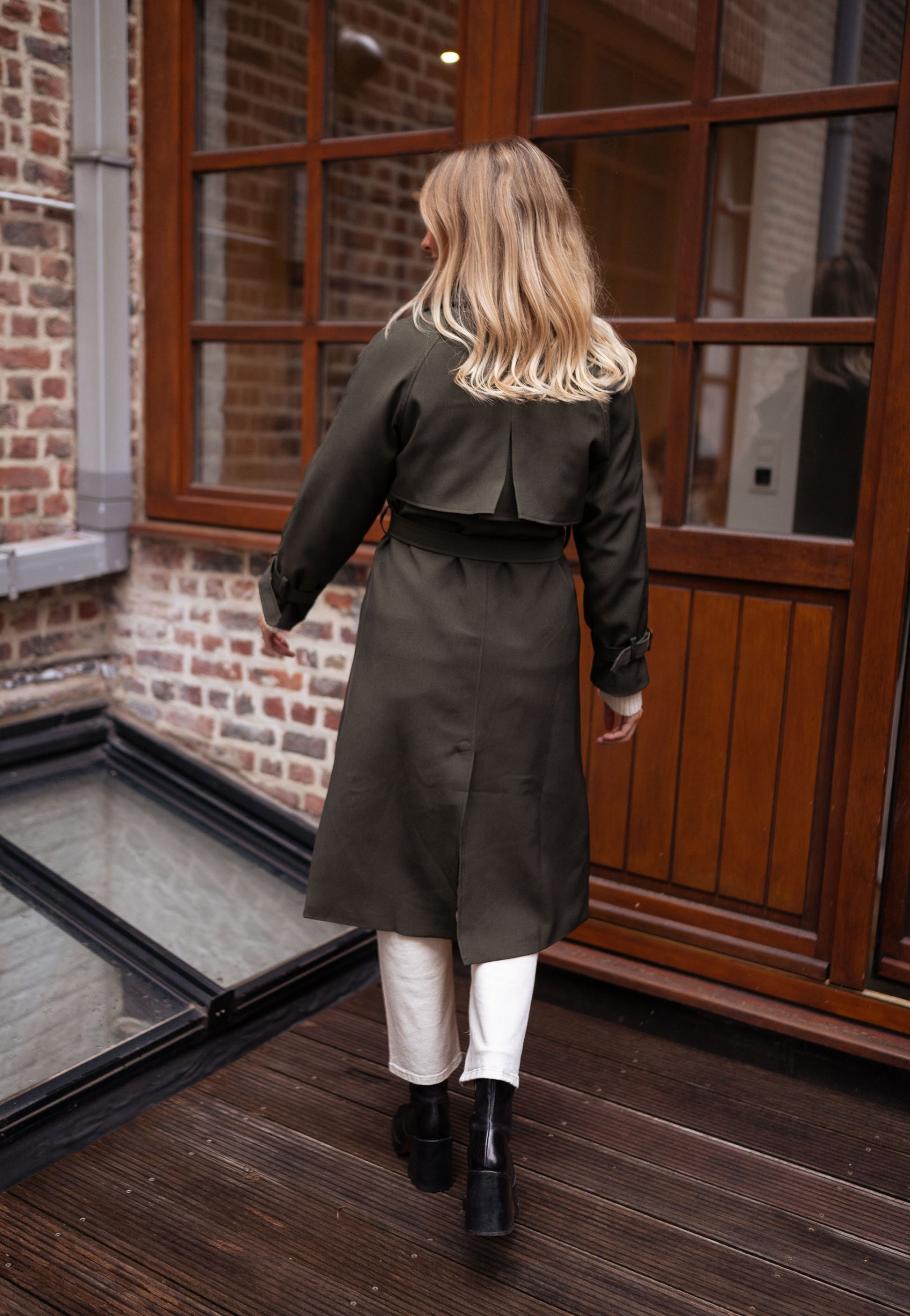 Giselle | Manteau Long Croisé Femme - Image 4