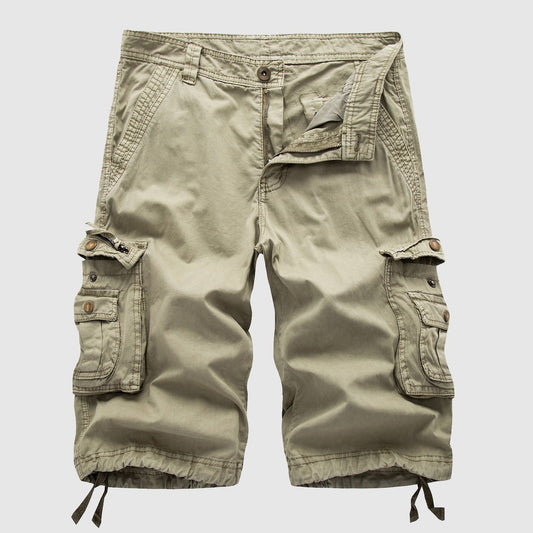 Marcel | Short cargo durable pour hommes - poches multiples - longueur au genou - vêtements décontractés - Image 1
