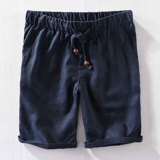 Simone | Short chic à taille moyenne avec poches - Image 1