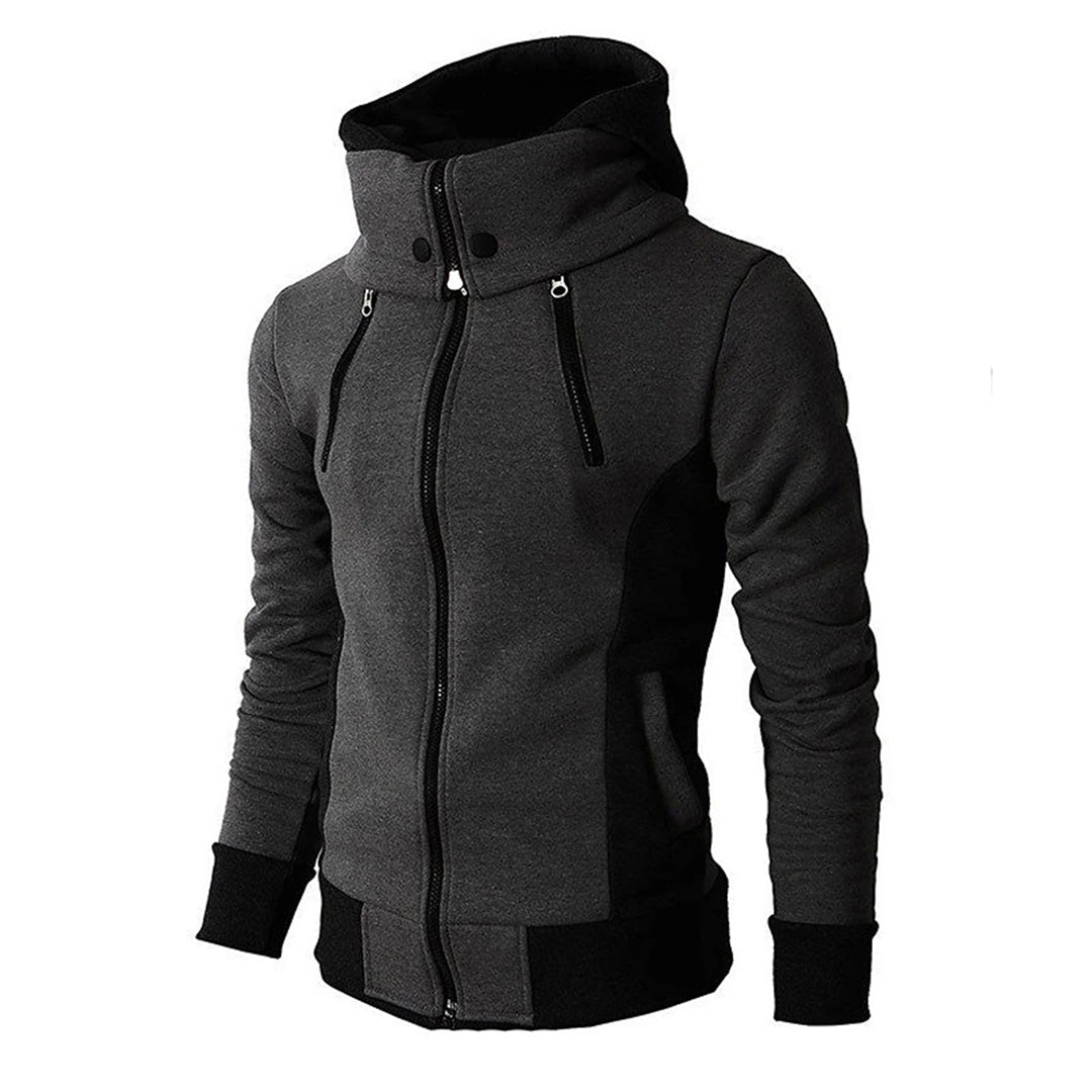 Dominique | Veste à Capuche Zippée Intégrale Slim Fit Homme - Image 1