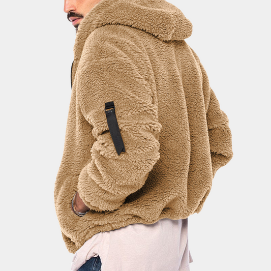 Stéphane | Veste Polaire Homme à Capuche et Fermeture Éclair Intégrale - Image 2