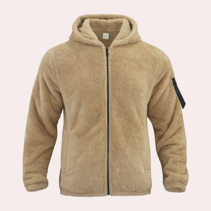 Stéphane | Veste Polaire Homme à Capuche et Fermeture Éclair Intégrale - Image 3