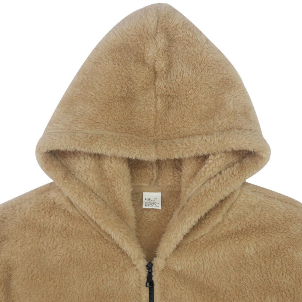 Stéphane | Veste Polaire Homme à Capuche et Fermeture Éclair Intégrale - Image 4