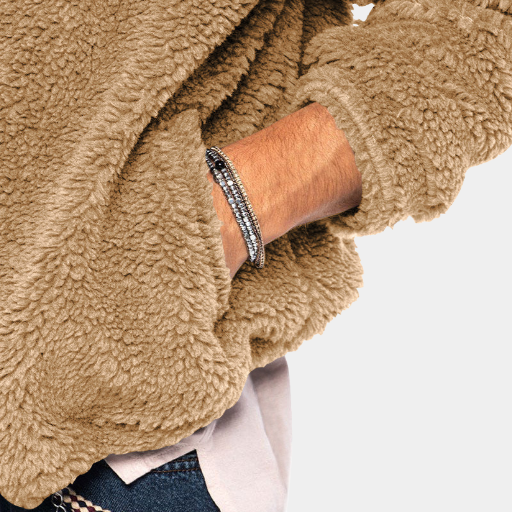 Stéphane | Veste Polaire Homme à Capuche et Fermeture Éclair Intégrale - Image 5