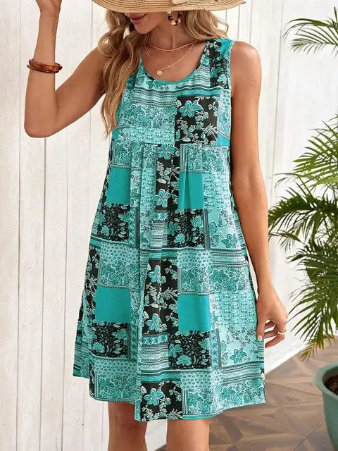 Naomi | Robe élégante à col en U avec couverture du ventre - Image 6