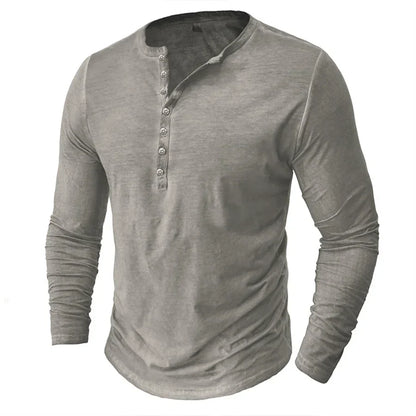 Gautier | Chemise Henley à confort décontracté - Image 2