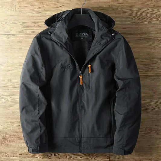 Serge | Veste d'extérieur légère à capuche pour homme - Image 1