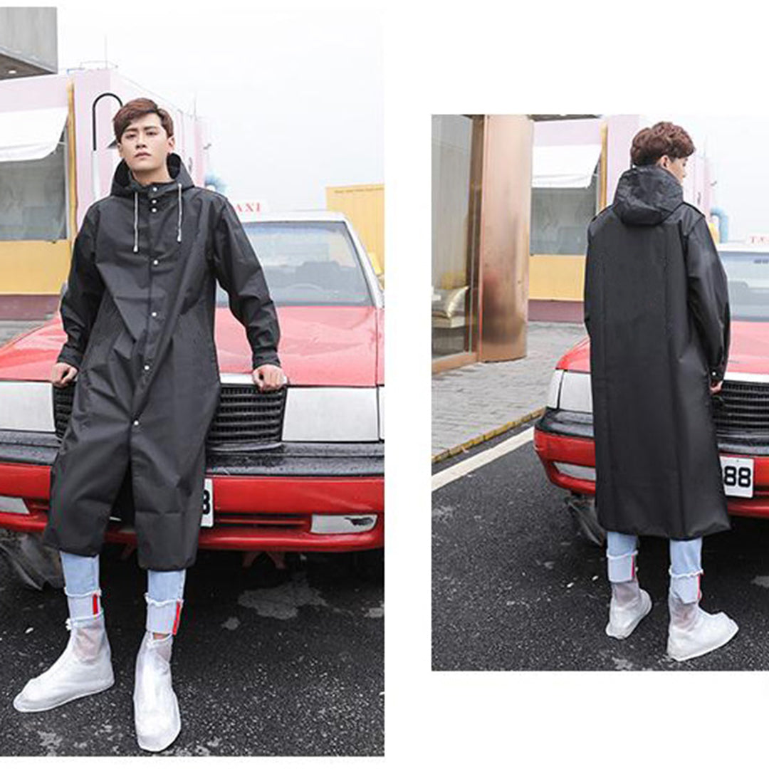 Xav | Veste Longue à Capuche pour Homme - Image 7