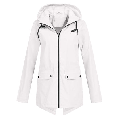 Diane | Veste de Pluie Longue à Capuche pour Femme - Image 10