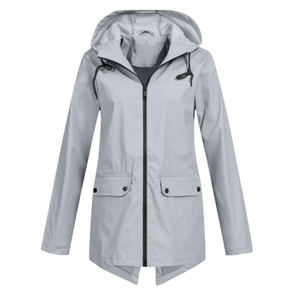 Diane | Veste de Pluie Longue à Capuche pour Femme - Image 11