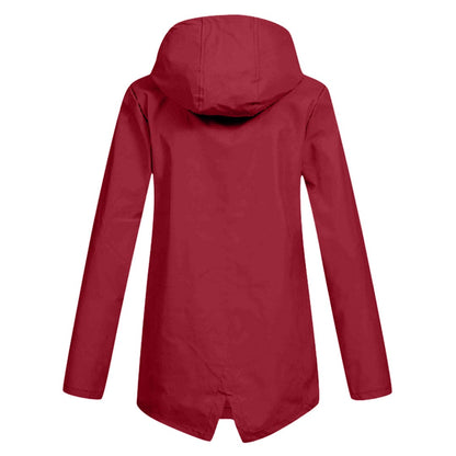 Diane | Veste de Pluie Longue à Capuche pour Femme - Image 2