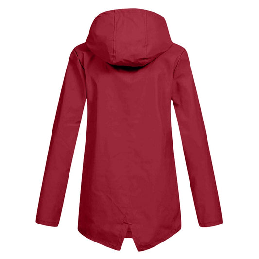 Diane | Veste de Pluie Longue à Capuche pour Femme - Image 2