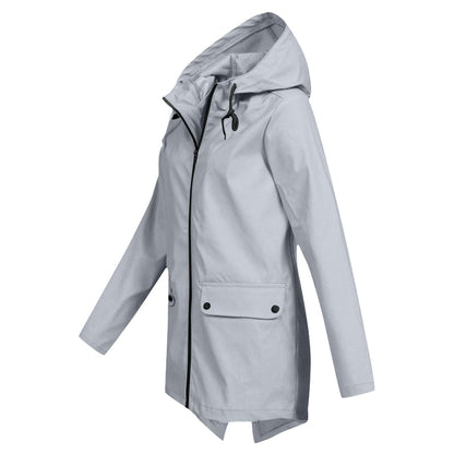 Diane | Veste de Pluie Longue à Capuche pour Femme - Image 5