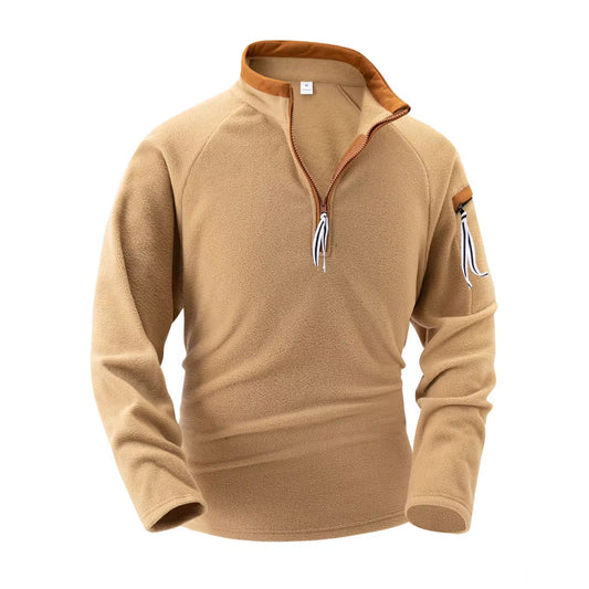 Milhan | Pull Homme Col Zippé 1/4 - Image 2