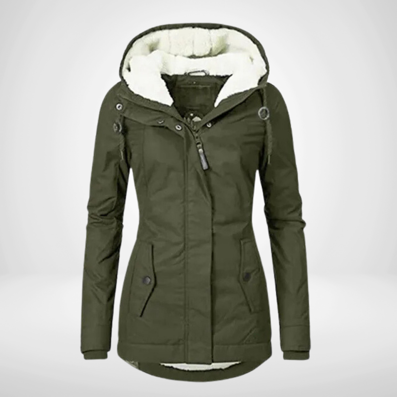 Maéva | Veste à Capuche Doublée en Molleton pour Femme - Image 3