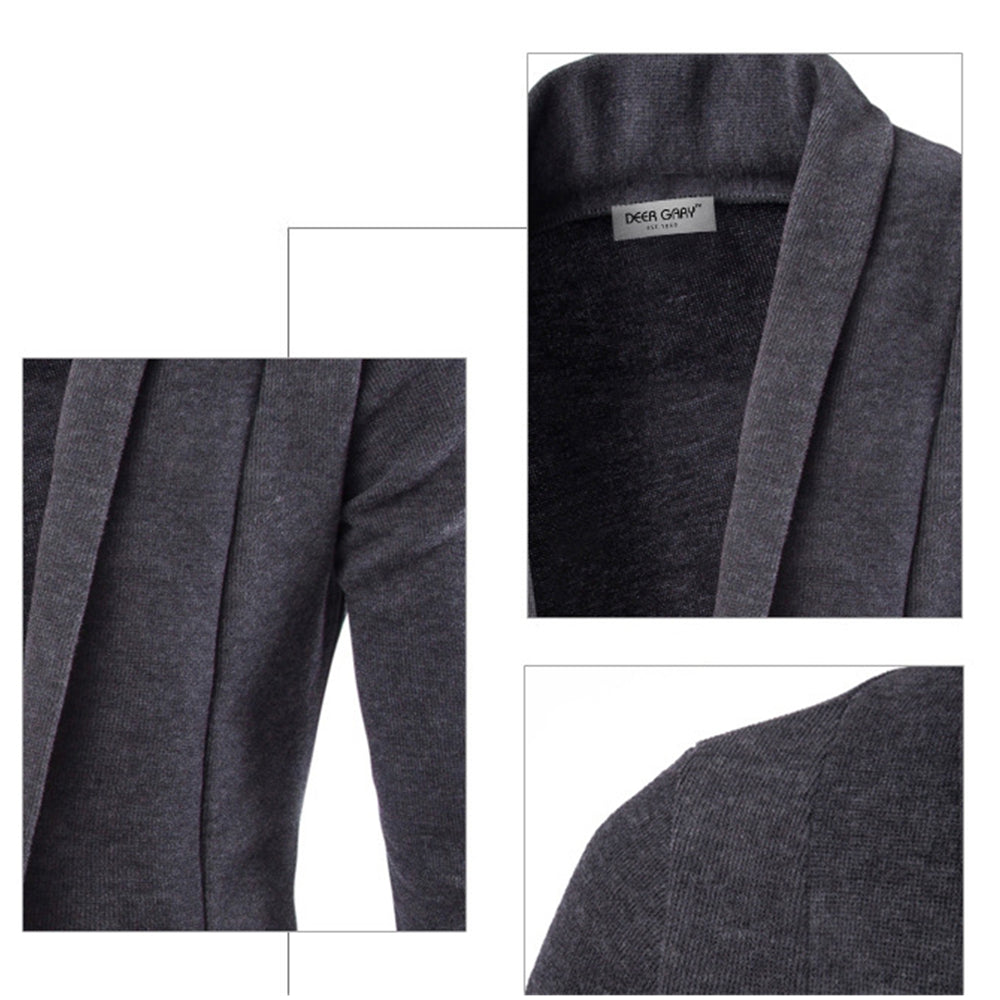 Jérémi | Veste Cardigan Tricot Manches Longues Homme - Image 6
