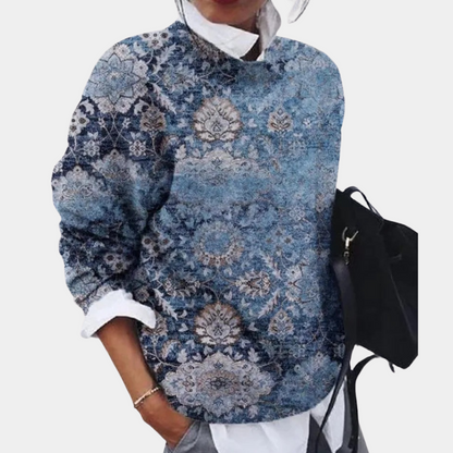 Louisa | Pull Femme Col Rond Imprimé - Image 3