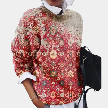 Louisa | Pull Femme Col Rond Imprimé - Image 4