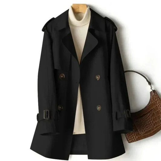 Élise | Manteau croisé pour femme - Trench-coat - Image 2