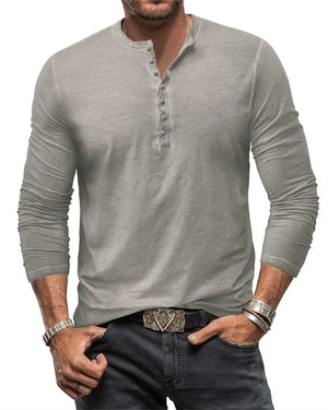 Gautier | Chemise Henley à confort décontracté
