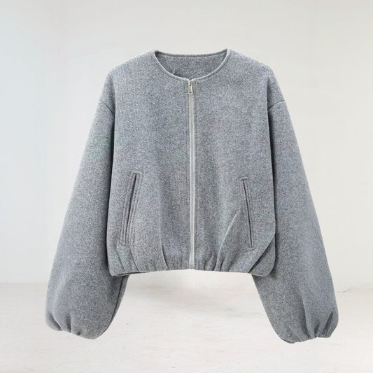 Tatiana | Veste Courte Femme Manches Ballon - Image 1