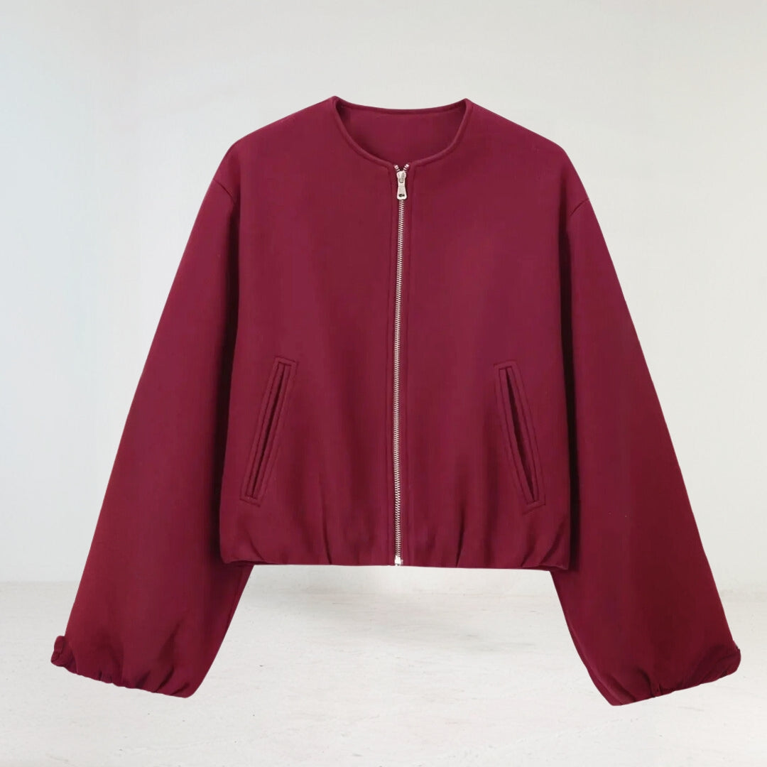 Tatiana | Veste Courte Femme Manches Ballon - Image 5
