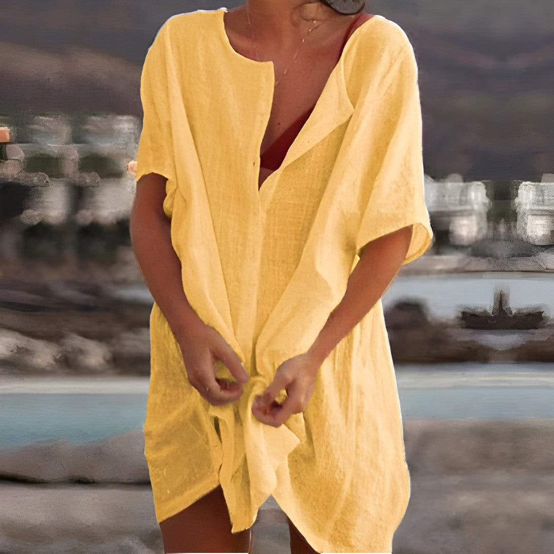 Gabrielle | Robe boutonnée élégante - Image 3