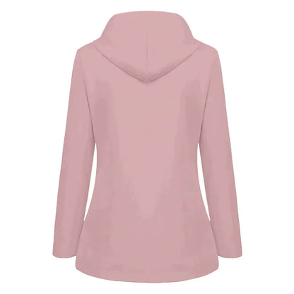 Zélie | Manteau décontracté trapèze à capuche pour femme - Image 3